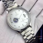 Newest Copy Omega Watches Stainless Steel Silver Moonphase Dial